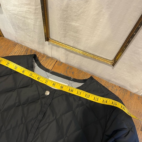 ALESSANDRO MANZONI Quilted Black Jacket – Size 42 - Picture 7 of 11